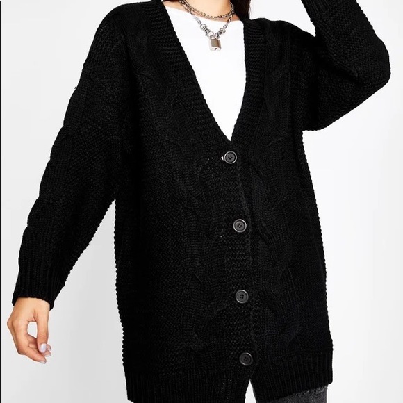 Oversized Knit Cardigan - Picture 4 of 4